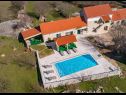 Dom wakacyjny Villa Karaga - with private pool: H(8+1) Ljubotic - Riwiera Sibenik  - Chorwacja  - dom