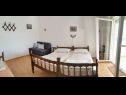 Apartamenty Tonci - by the sea: A2(4), A3(4) Rogoznica - Riwiera Sibenik  - Apartament - A2(4): sypialnia