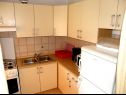 Apartamenty Mira - 20 m from pebble beach: A1(4+1), A2(4) Zaboric - Riwiera Sibenik  - Apartament - A2(4): kuchnia