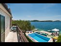 Dom wakacyjny Lucmar - swimming pool and sea view H(8+2) Zatoglav - Riwiera Sibenik  - Chorwacja  - H(8+2): tarasa