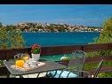 Dom wakacyjny Lucmar - swimming pool and sea view H(8+2) Zatoglav - Riwiera Sibenik  - Chorwacja  - widok na morze (dom i otoczenie)
