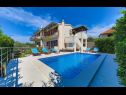 Dom wakacyjny Rafaeli - with pool: H(8) Marina - Riwiera Trogir  - Chorwacja  - H(8): basen