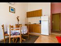 Apartamenty VV A1(2+1), A2(5), A3(7) Seget Vranjica - Riwiera Trogir  - Apartament - A2(5): kuchnia z jadalnią