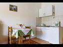 Apartamenty VV A1(2+1), A2(5), A3(7) Seget Vranjica - Riwiera Trogir  - Apartament - A1(2+1): kuchnia z jadalnią