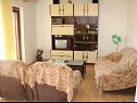 Apartamenty Tone - spacious and comfortable: A1 zuti(5+2), A2 plavi(5+2) Trogir - Riwiera Trogir  - Apartament - A1 zuti(5+2): pokój dzienny