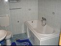 Apartamenty Tone - spacious and comfortable: A1 zuti(5+2), A2 plavi(5+2) Trogir - Riwiera Trogir  - Apartament - A2 plavi(5+2): łazienka z WC