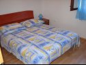 Apartamenty Tone - spacious and comfortable: A1 zuti(5+2), A2 plavi(5+2) Trogir - Riwiera Trogir  - Apartament - A2 plavi(5+2): sypialnia
