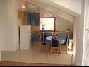 Apartamenty Tone - spacious and comfortable: A1 zuti(5+2), A2 plavi(5+2) Trogir - Riwiera Trogir  - Apartament - A2 plavi(5+2): kuchnia z jadalnią