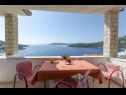 Apartamenty Ante - perfect sea view: A1(2+2), A2(2+2) Vinisce - Riwiera Trogir  - Apartament - A1(2+2): tarasa