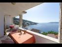 Apartamenty Ante - perfect sea view: A1(2+2), A2(2+2) Vinisce - Riwiera Trogir  - Apartament - A1(2+2): tarasa