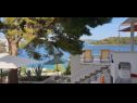 Apartamenty Natad - sea view : A1(4) Vinisce - Riwiera Trogir  - tarasa