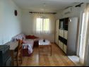Apartamenty Igi - in the beach camp: A1 Porat (6), A2 Porat(6) Susica - Wyspa Ugljan  - Apartament - A1 Porat (6): pokój dzienny
