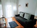 Apartamenty i pokoje Aleksandra - 10 m from sea: A1 lijevi(2+2), A2 desni(2+2), A3(4+1), A4(2+2), R7(2), A5(4), A6(4+1) Bibinje - Riwiera Zadar  - Apartament - A4(2+2): pokój dzienny
