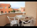 Apartamenty Ivan - 300 m from sea: A3(2), A4(2), SA5(2), A6(2) Nin - Riwiera Zadar  - Apartament - A6(2): balkon