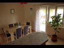 Apartamenty Dita - 400 m from sandy beach: A1(4), A2(4) Nin - Riwiera Zadar  - Apartament - A1(4): jadalnia