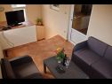 Apartamenty Dita - 400 m from sandy beach: A1(4), A2(4) Nin - Riwiera Zadar  - Apartament - A2(4): pokój dzienny