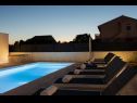 Dom wakacyjny Ivana - with a private pool: H(8) Privlaka - Riwiera Zadar  - Chorwacja  - basen (dom i otoczenie)