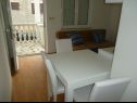 Apartamenty Dream - nearby the sea: A1-small(2), A2-midldle(2), A3-large(4+1) Seline - Riwiera Zadar  - Apartament - A2-midldle(2): jadalnia