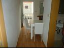 Apartamenty Dream - nearby the sea: A1-small(2), A2-midldle(2), A3-large(4+1) Seline - Riwiera Zadar  - Apartament - A2-midldle(2): korytarz