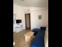 Apartamenty Draga - comfortable & afordable: A1(2+2), A2(6), A3(2+2) Vir - Riwiera Zadar  - Apartament - A3(2+2): pokój dzienny