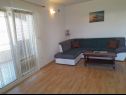 Apartamenty Vanja - terrace & BBQ A1(4+2), A2(4+1) Vir - Riwiera Zadar  - Apartament - A2(4+1): pokój dzienny