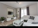 Apartamenty Petar - 50 m from sea: A1(4+2) Zadar - Riwiera Zadar  - Apartament - A1(4+2): pokój dzienny