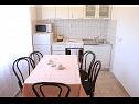 Apartamenty i pokoje Jagoda - comfy and cozy : A1 Lijevi (3+2), A2 Desni (3+2), R1(4) Zadar - Riwiera Zadar  - Apartament - A1 Lijevi (3+2): kuchnia z jadalnią