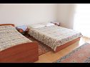 Apartamenty i pokoje Jagoda - comfy and cozy : A1 Lijevi (3+2), A2 Desni (3+2), R1(4) Zadar - Riwiera Zadar  - Apartament - A2 Desni (3+2): sypialnia
