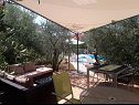 Apartamenty Olive Garden - swimming pool: A1(4), A2(4), A3(4), SA4(2), SA5(2) Biograd - Riwiera Biograd  - wspólna tarasa