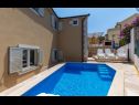 Apartamenty Dalis - open swimming pool: A1 kat(4+1), A2 prizemlje(4) Zatoka Osibova (Milna) - Wyspa Brac  - Chorwacja  - dom