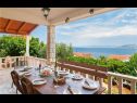 Dom wakacyjny Lumos - panoramic view & olive garden: H(10) Postira - Wyspa Brac  - Chorwacja  - H(10): tarasa