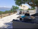 Dom wakacyjny Mary: relaxing with pool: H(4) Postira - Wyspa Brac  - Chorwacja  - H(4): tarasa
