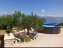 Dom wakacyjny Mary: relaxing with pool: H(4) Postira - Wyspa Brac  - Chorwacja  - basen odkryty