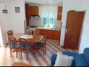 Apartamenty Fran - 20m from the sea: A1(6+2) Postira - Wyspa Brac  - Apartament - A1(6+2): kuchnia z jadalnią