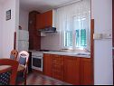 Apartamenty Fran - 20m from the sea: A1(6+2) Postira - Wyspa Brac  - Apartament - A1(6+2): kuchnia z jadalnią
