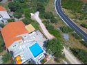 Dom wakacyjny Tonko - open pool: H(4+1) Postira - Wyspa Brac  - Chorwacja  - dom