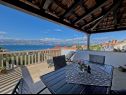 Apartamenty Jurica - Panoramic Sea view: A1(4) Postira - Wyspa Brac  - Apartament - A1(4): widok z tarase