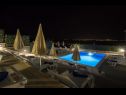 Apartamenty Dragan - with pool and seaview: A2(4), A3(5) Postira - Wyspa Brac  - basen