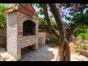 Dom wakacyjny Lumos - panoramic view & olive garden: H(10) Postira - Wyspa Brac  - Chorwacja  - komin (dom i otoczenie)