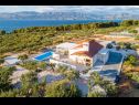 Dom wakacyjny Margita - luxury with private pool: H(6) Splitska - Wyspa Brac  - Chorwacja  - dom