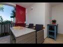 Apartamenty Vlado - cosy & afordable: SA1(2), A2(3), A3(5) Supetar - Wyspa Brac  - Studio apartament - SA1(2): tarasa