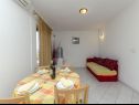 Apartamenty Silvana - economy apartments : A1(4), A3(2+1), A2(2) Supetar - Wyspa Brac  - Apartament - A1(4): pokój dzienny