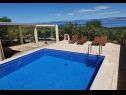 Dom wakacyjny Mario - with pool: H(4+2) Supetar - Wyspa Brac  - Chorwacja  - basen odkryty (dom i otoczenie)