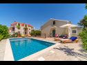 Dom wakacyjny Maria - private pool & parking: H(4+1) Supetar - Wyspa Brac  - Chorwacja  - H(4+1): basen