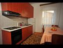 Apartamenty Piv - 10 m from beach: A1(6), A2(6), A3(6), SA4(2) Sutivan - Wyspa Brac  - Apartament - A3(6): kuchnia z jadalnią