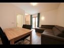 Apartamenty Antonia - 270m to sea: A4 Green(2+2), SA2 Silver(2), A1Blue(2), SA3 Gold(2) Mastrinka - Wyspa Ciovo  - Apartament - A4 Green(2+2): pokój dzienny