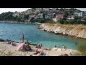 Apartamenty Goran - sea view : A1(4+1) Okrug Donji - Wyspa Ciovo  - plaża