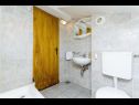 Apartamenty Bozo - 100m to the sea: A1(4), A2(4), A3(4), A4(4), A5(4) Okrug Donji - Wyspa Ciovo  - Apartament - A5(4): łazienka z WC