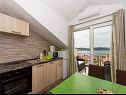 Apartamenty Tamara - great view: A1(2) Okrug Gornji - Wyspa Ciovo  - Apartament - A1(2): kuchnia z jadalnią