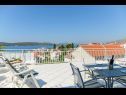Apartamenty Bozo - amazing terrace and sea view: A1(4) Okrug Gornji - Wyspa Ciovo  - tarasa (dom i otoczenie)